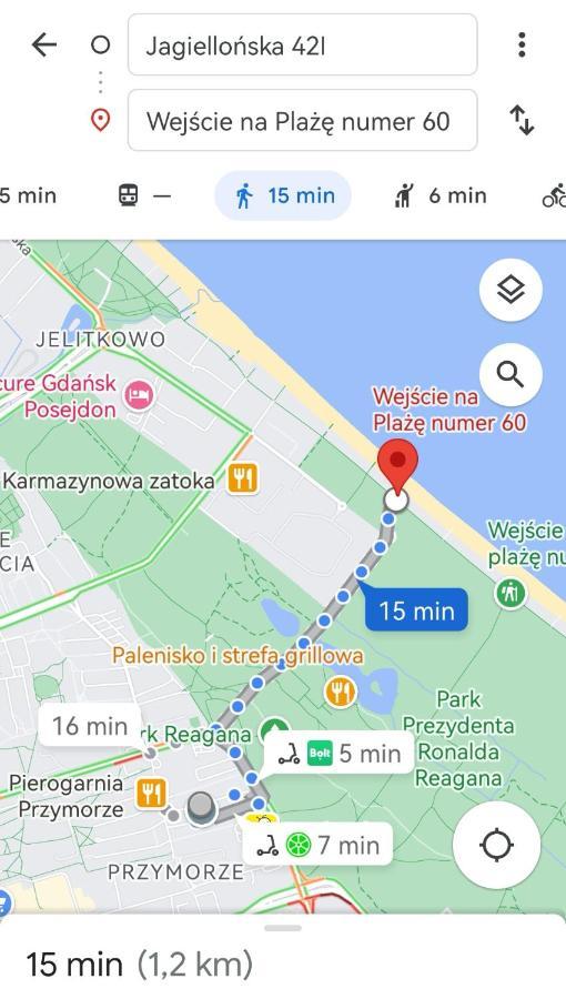 Mieszkanie Przy Morzu Gdaňsk Exteriér fotografie